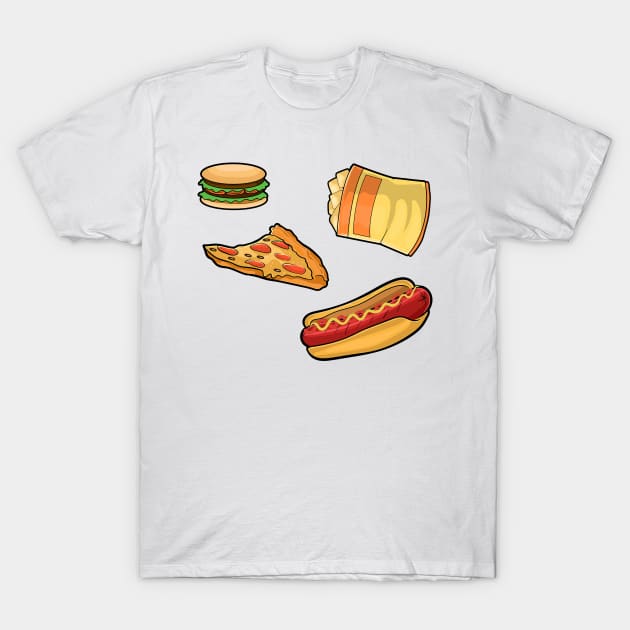 Junk Food Bundle Pack 1 T-Shirt by merchlovers